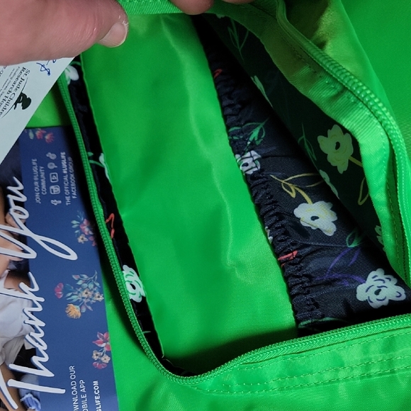 Lug Jumping Jack Drawstring Backpack In Lime Green - Picture 7 of 7